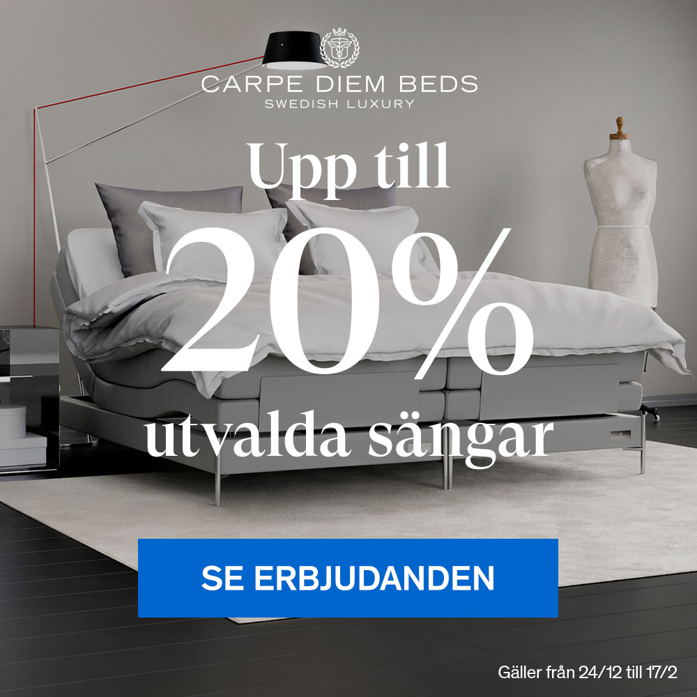 Carpe Diem Beds upp till 20% på utvalda sängar.